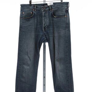 Drakes London Soft Antiqued Faded Mod. 3 Indigo Selvedge Jeans 33 NR